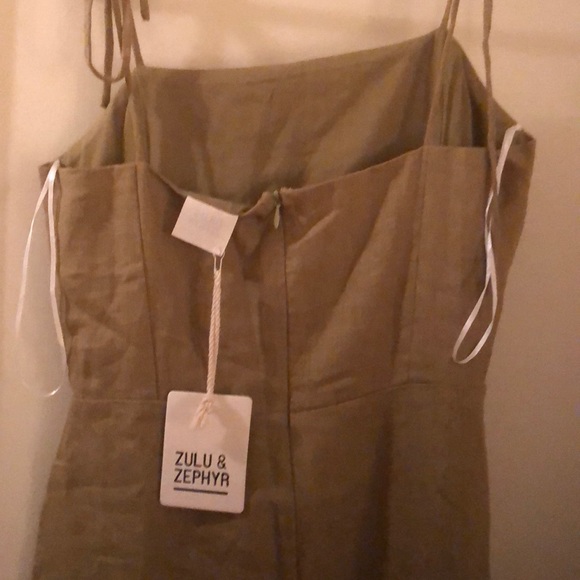 Zulu & Zephyr Olive Dawn Dress AU 8/US XS - Picture 2 of 3